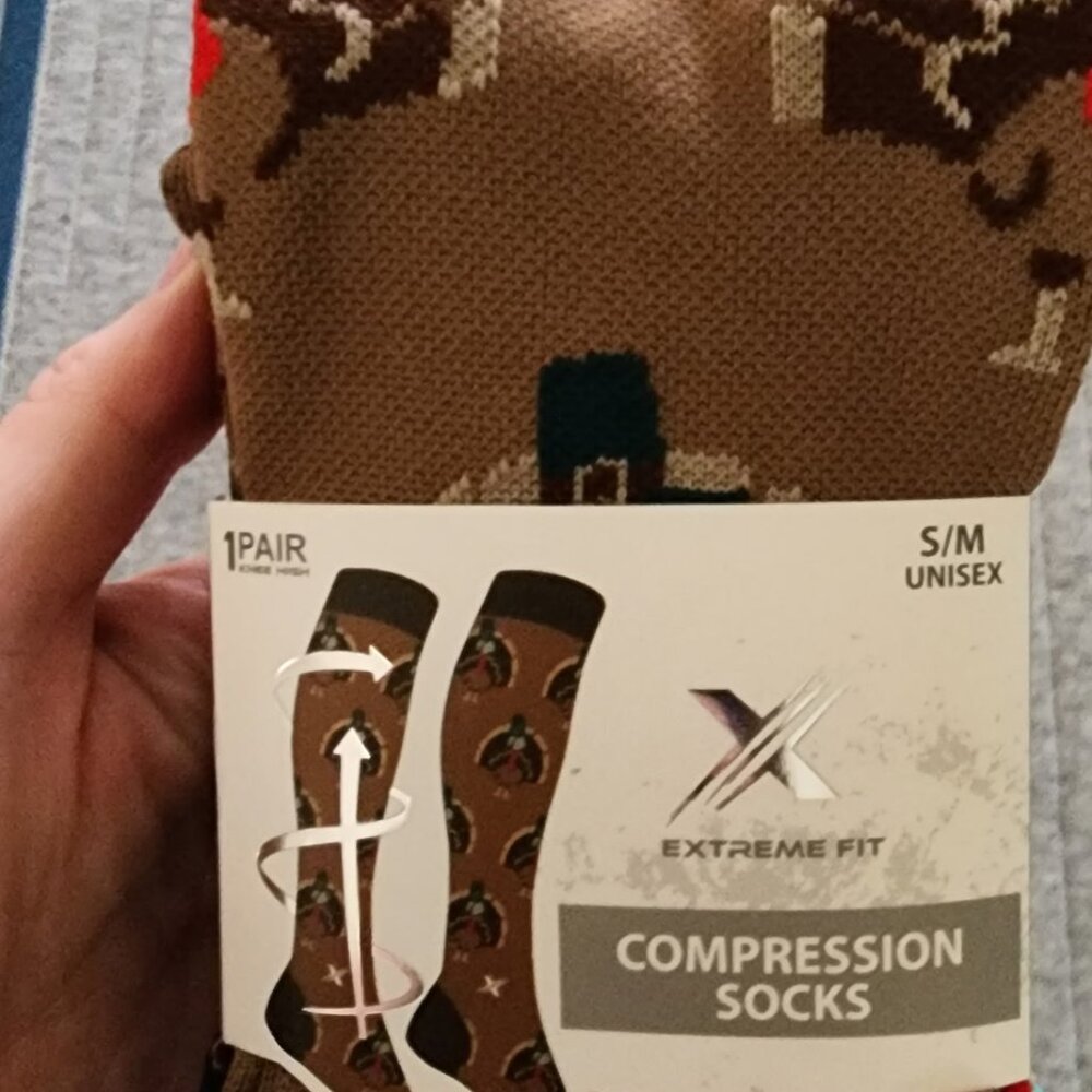 Unisex Thanksgiving Theme Compression Socks